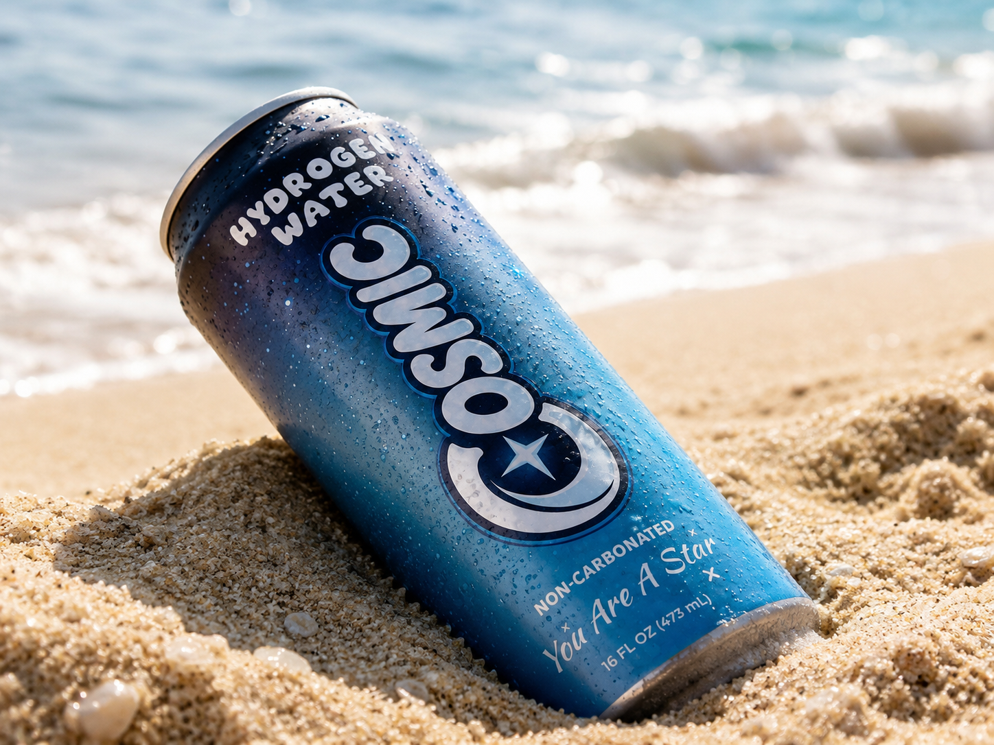 Cosmic enjoyed at the beach